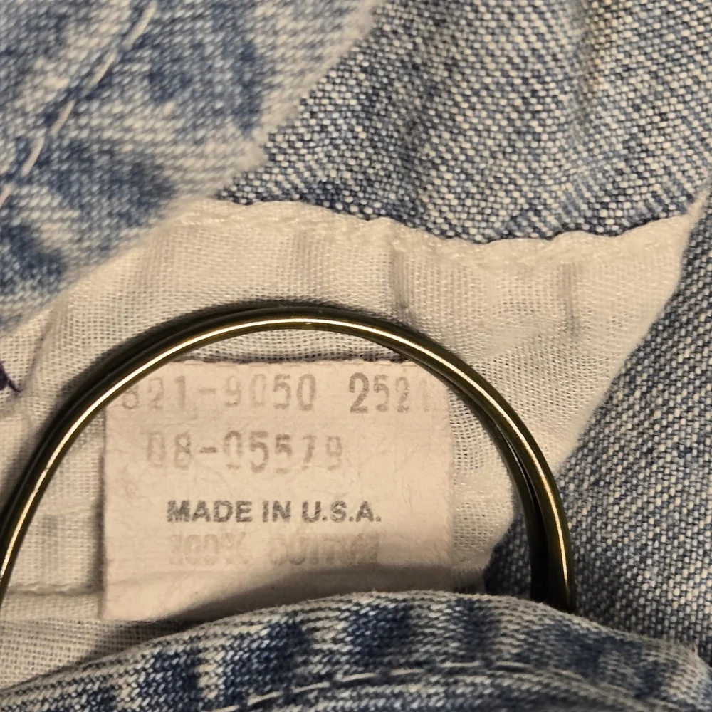 Vintage OshKosh B'gosh Blue Denim Vestback Overalls 3T